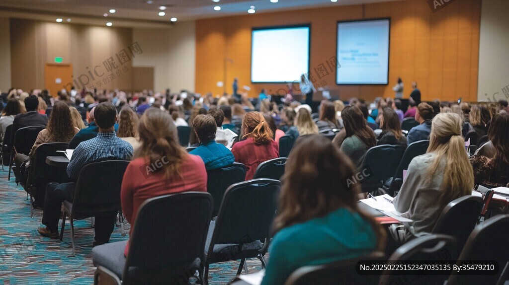 会议室内坐满听众