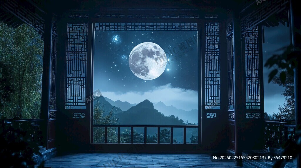 古风夜景
