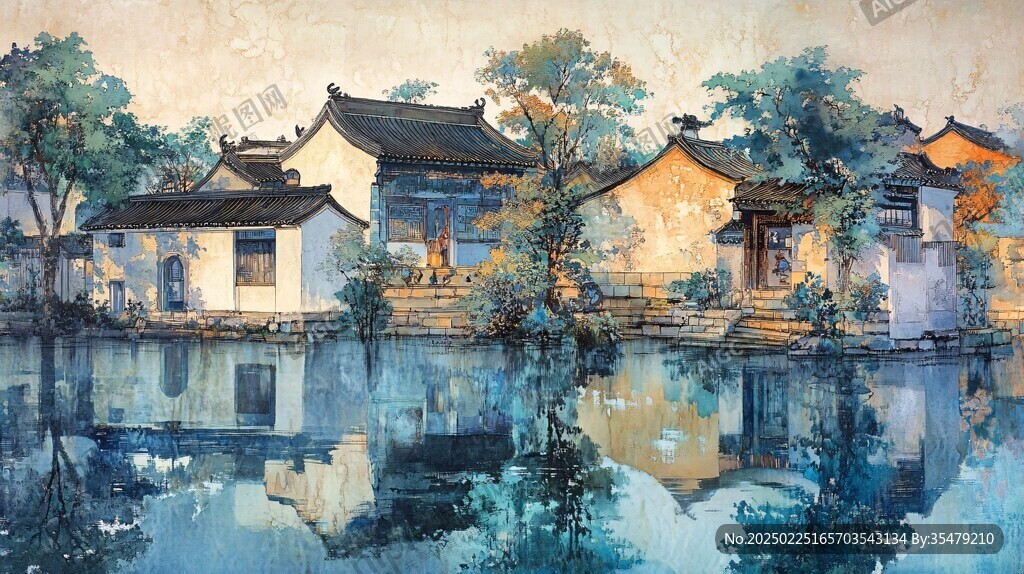 江南水乡的宁静时刻