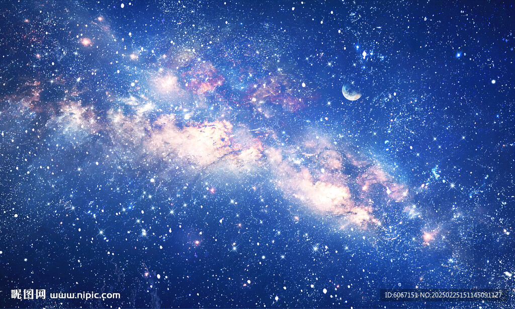 蓝色星空天花软膜