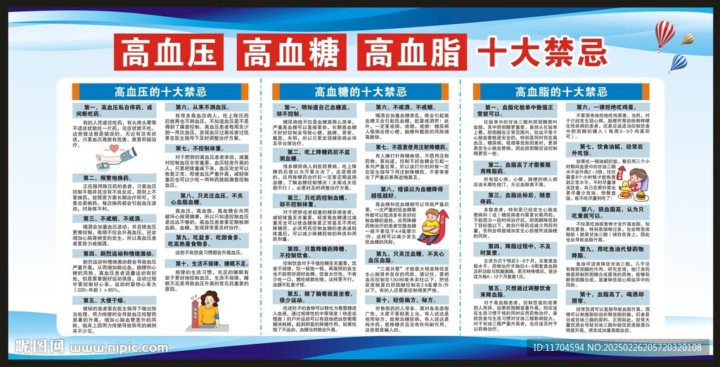 慢性病防治知识宣传栏