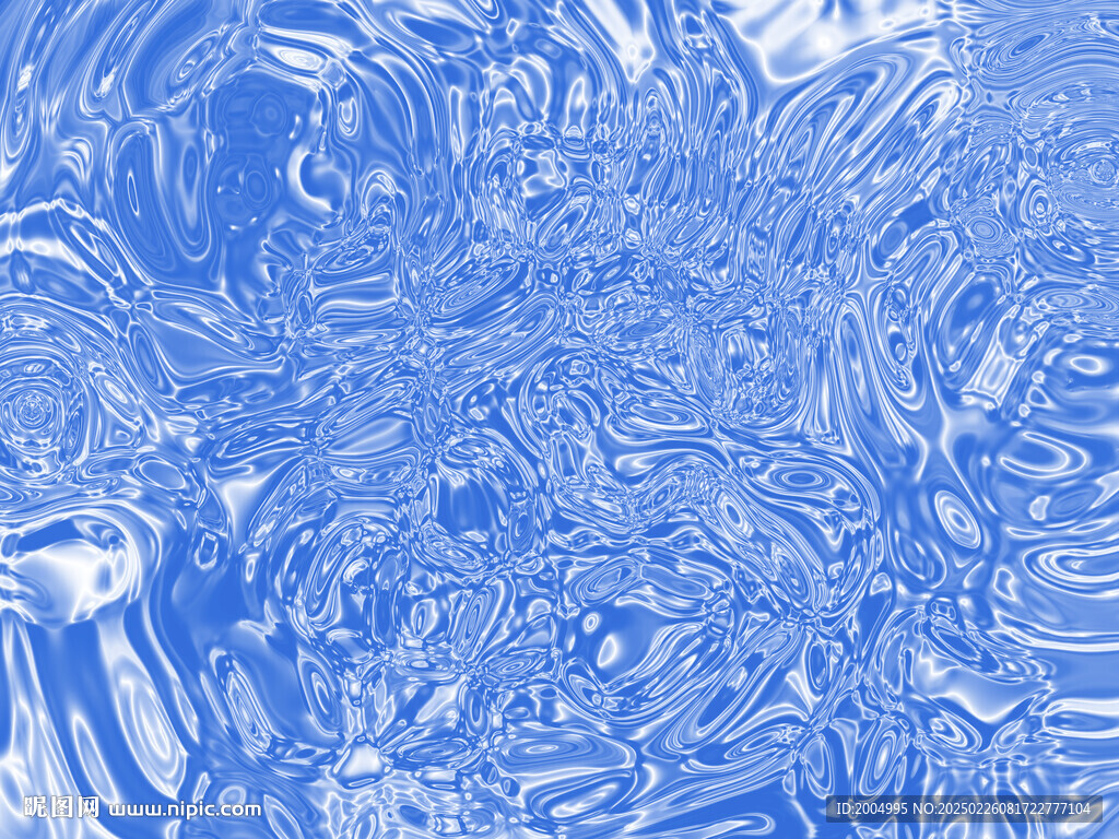 蓝色水波纹