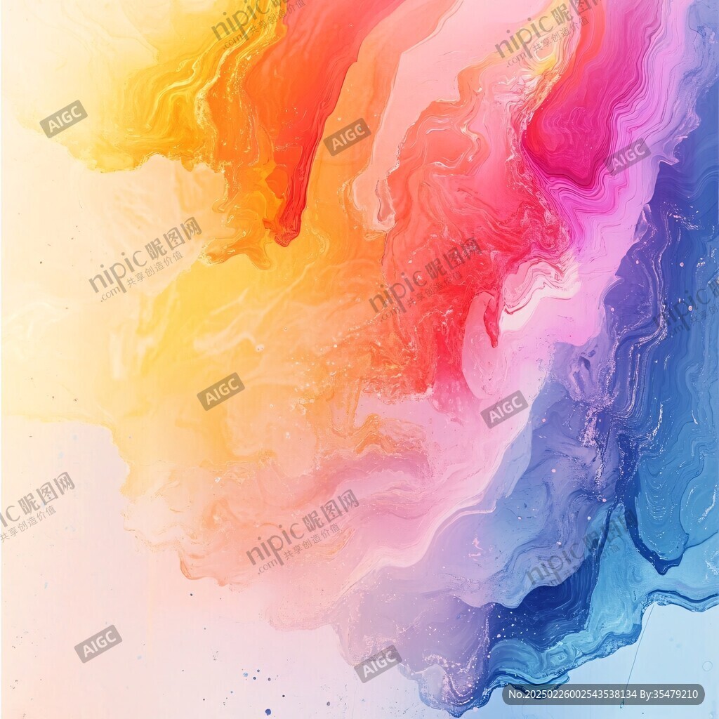 抽象色彩漩涡