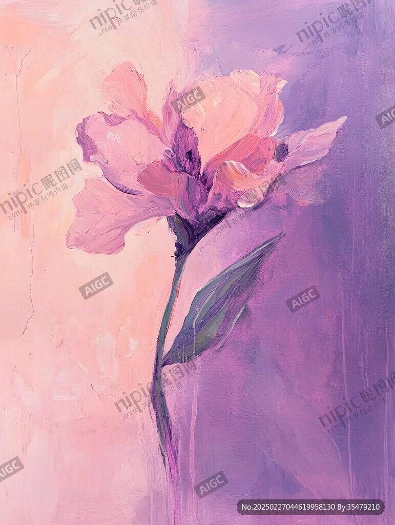 抽象花卉画