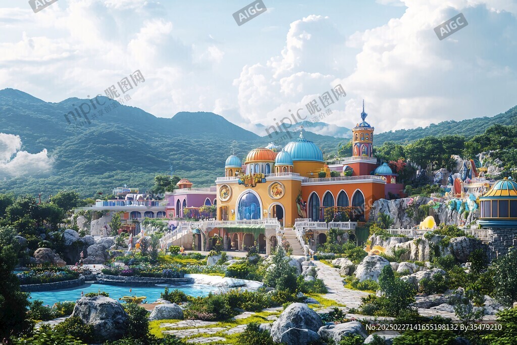 梦幻建筑群