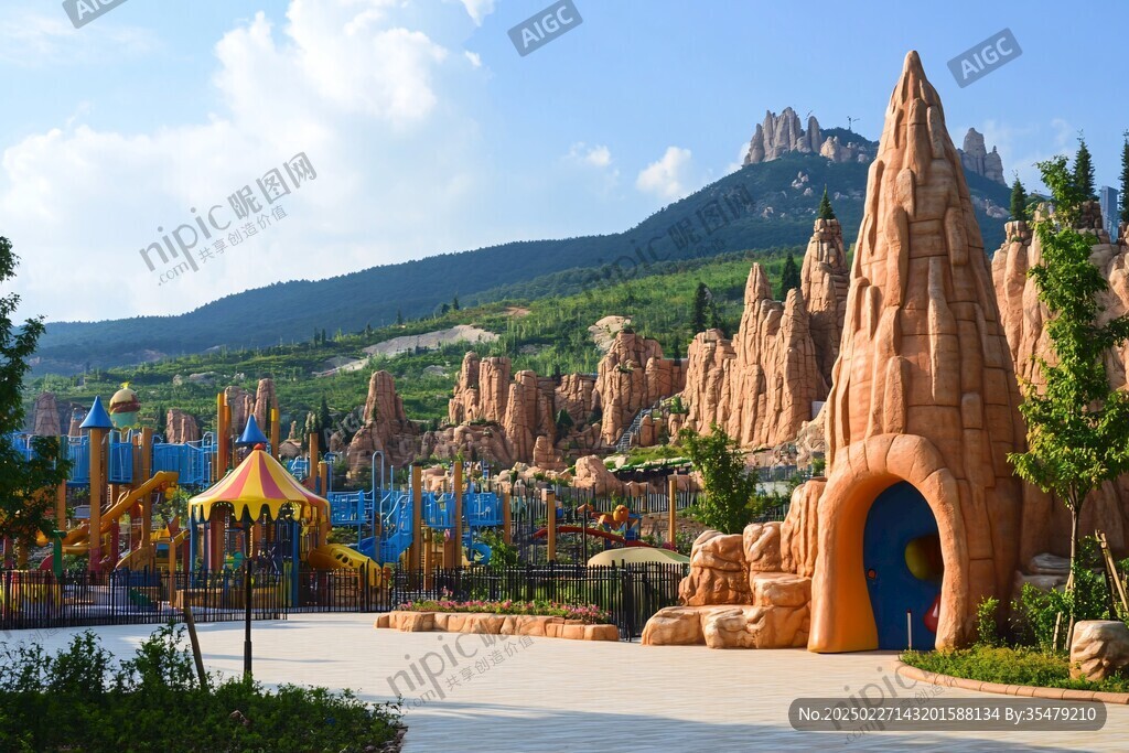 欢乐山水乐园风景
