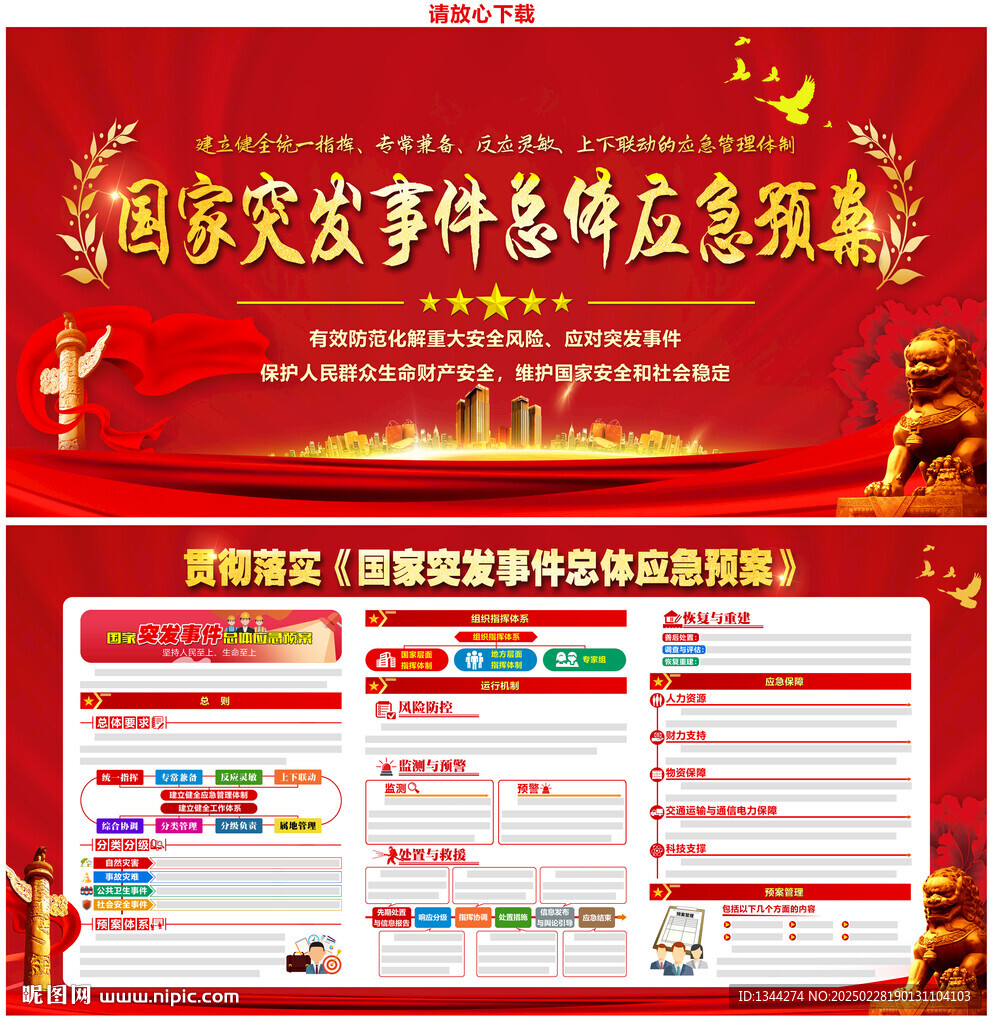 图解国家突发事件总体应急预案