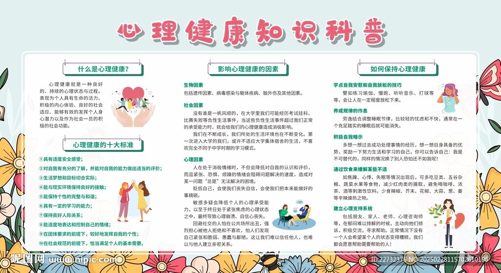 心理健康教育宣传栏