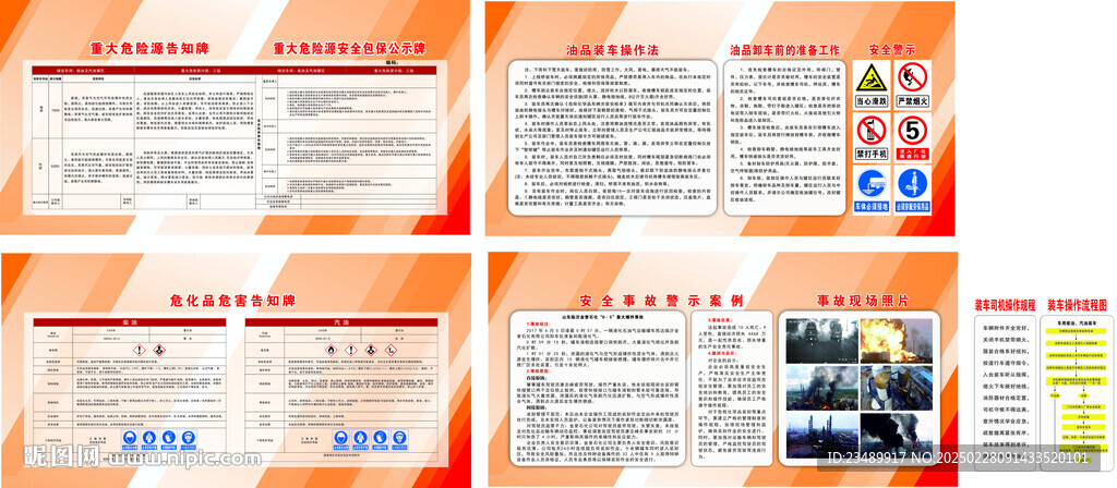 石油公司展板告知牌