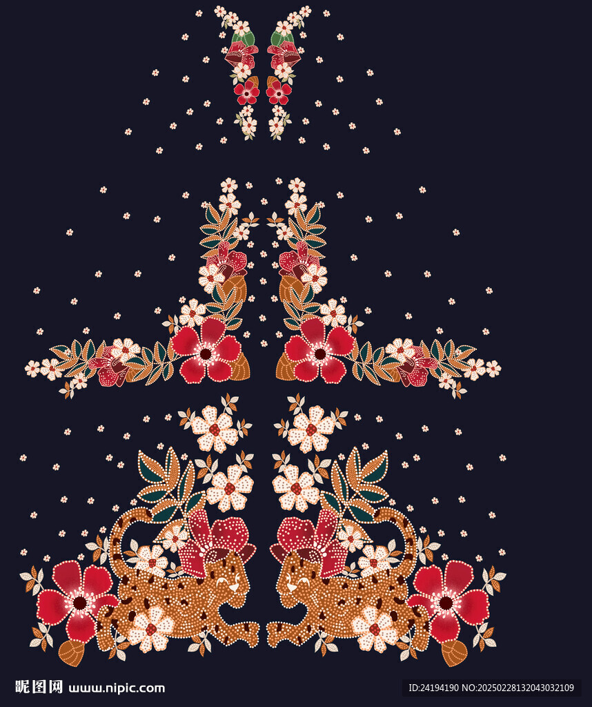 定位花