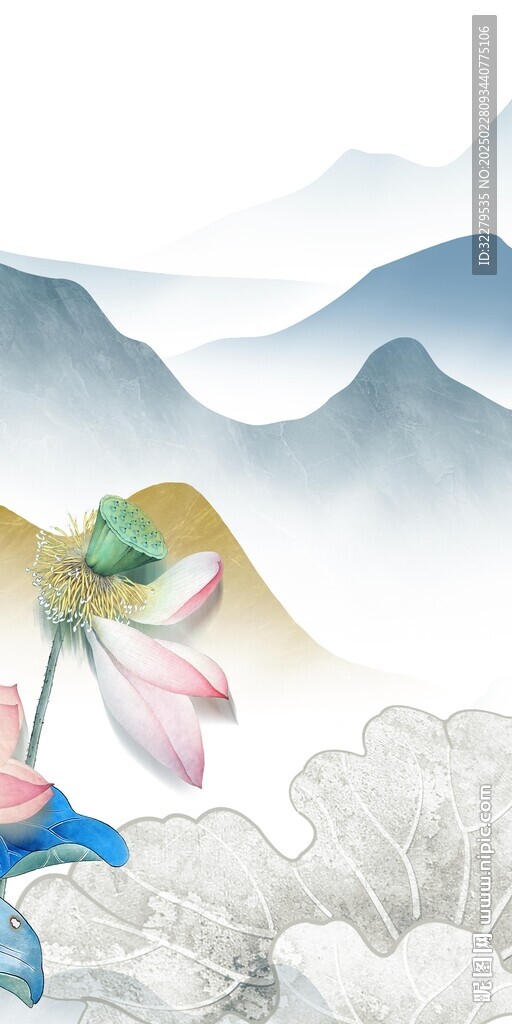 人气 清晰中式玄关 tif分层