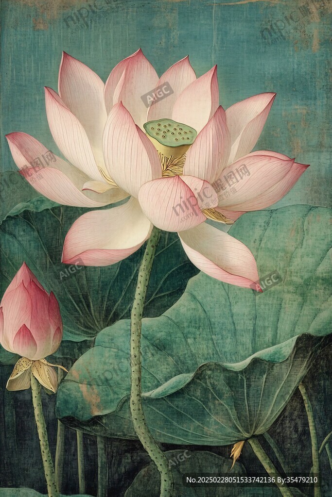 荷花盛开