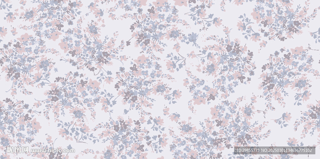 花朵  碎花  数码印花