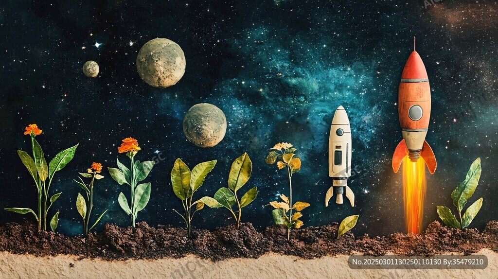太空中的植物生长