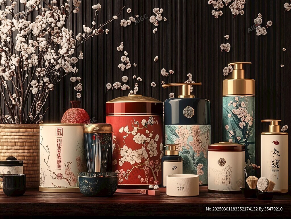 中国风化妆品包装设计
