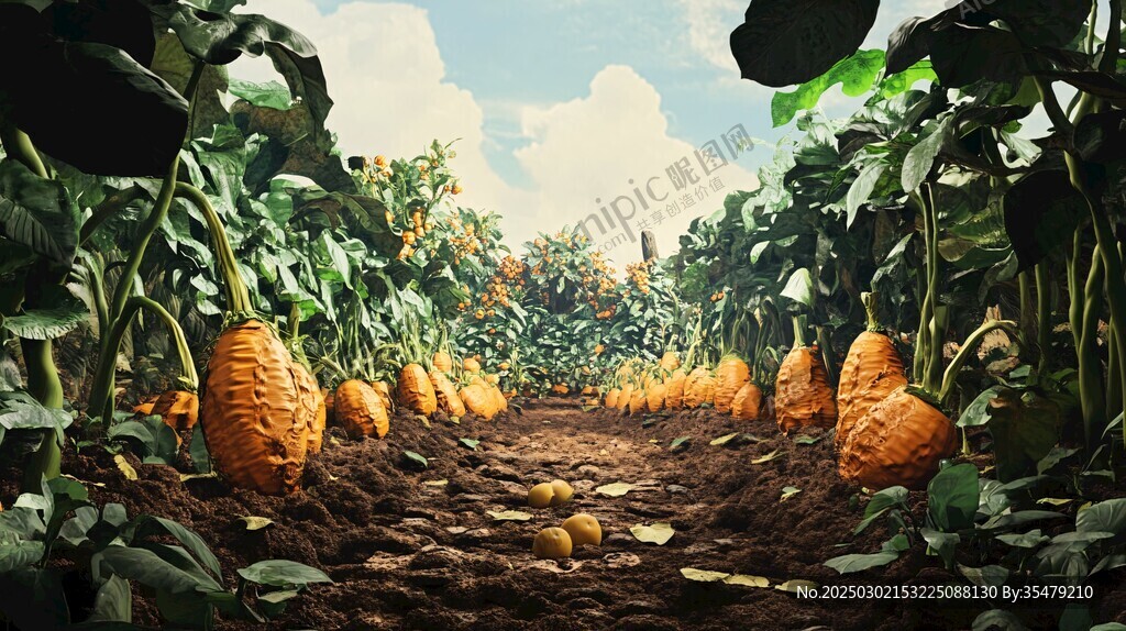 超现实蔬菜花园