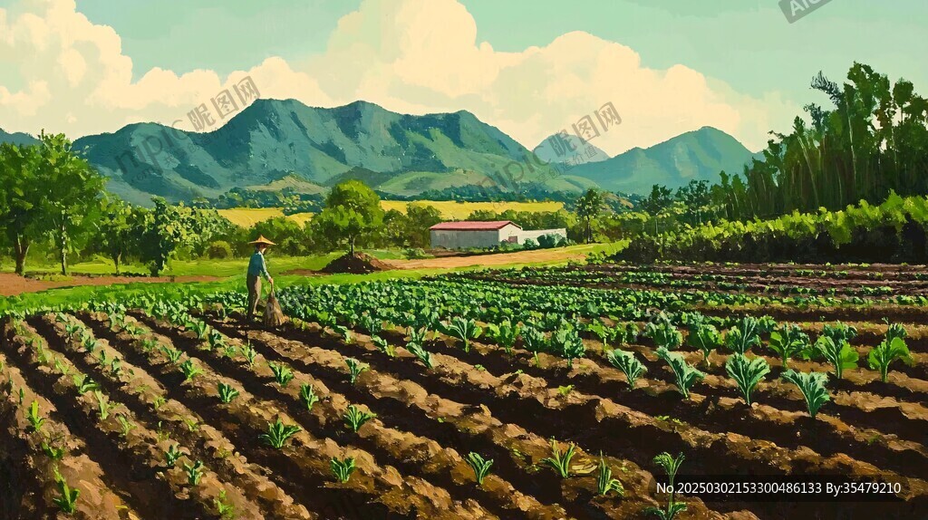 山脚下的农家乐