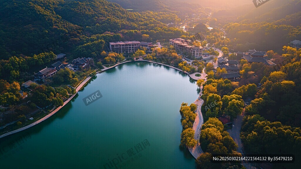 湖光山色 五彩斑斓