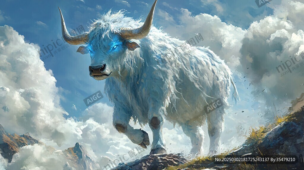 云雾缭绕的山区神秘生物