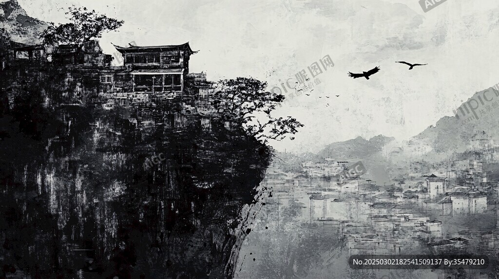 悬崖上的古韵