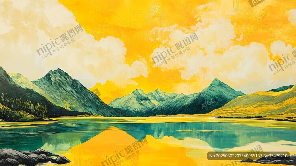 金色山湖