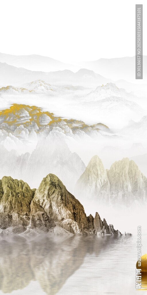 高端 现代中式玄关 tif分层