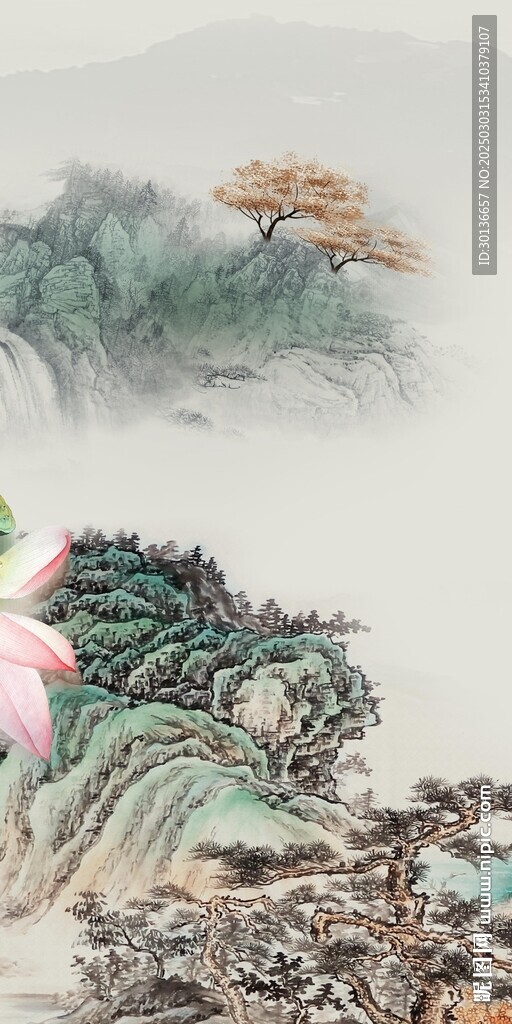 极简 最新意境玄关 tif分层