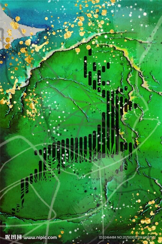 抽象油画