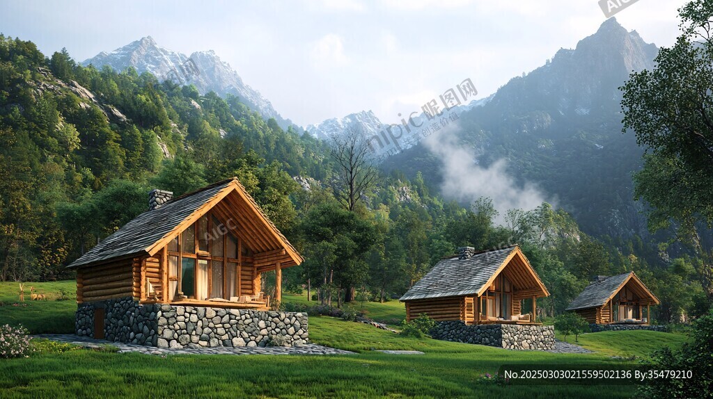 山区隐居小屋