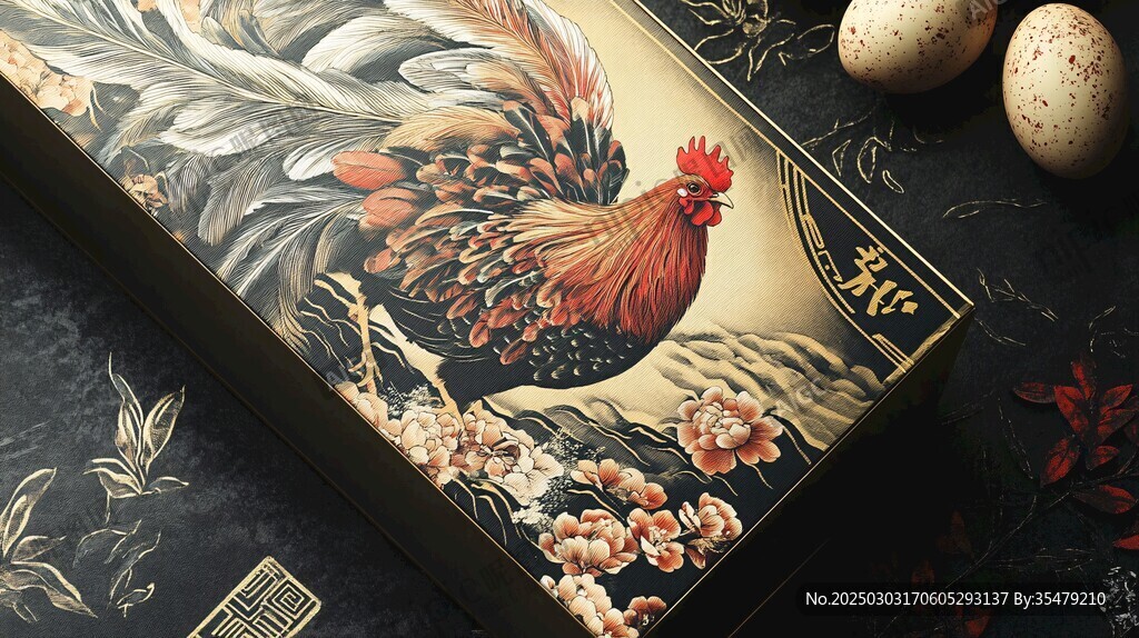 彩绘鸡年礼盒