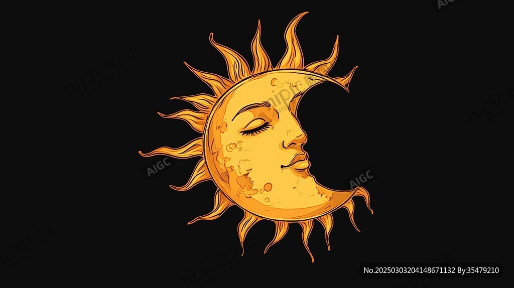 太阳与月亮的和谐之舞