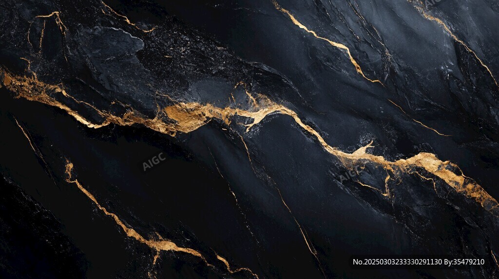 黑金大理石纹理