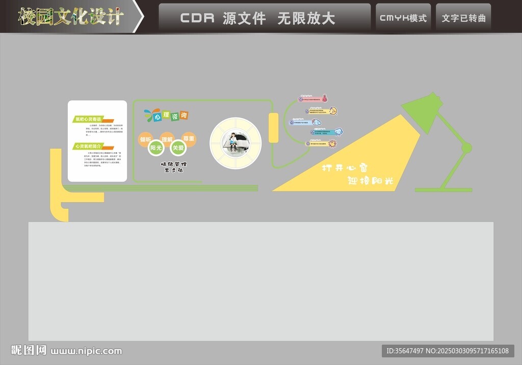 心理咨询室文化墙