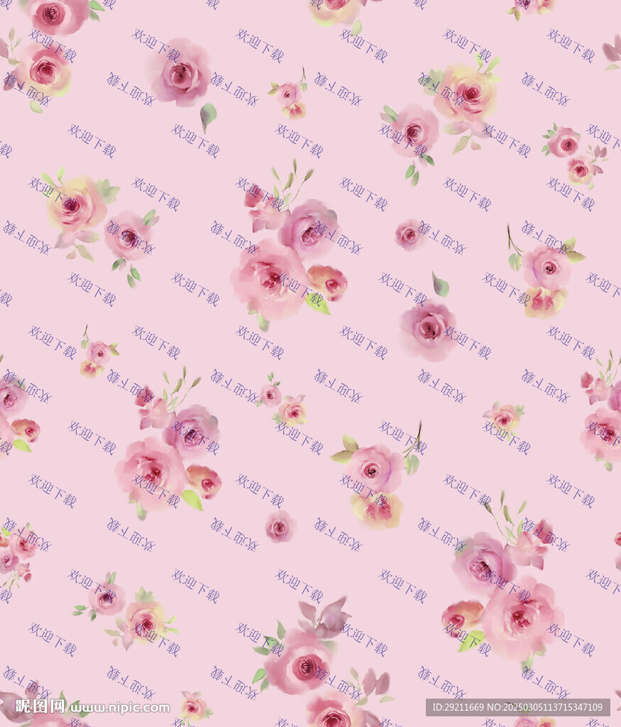 手绘花