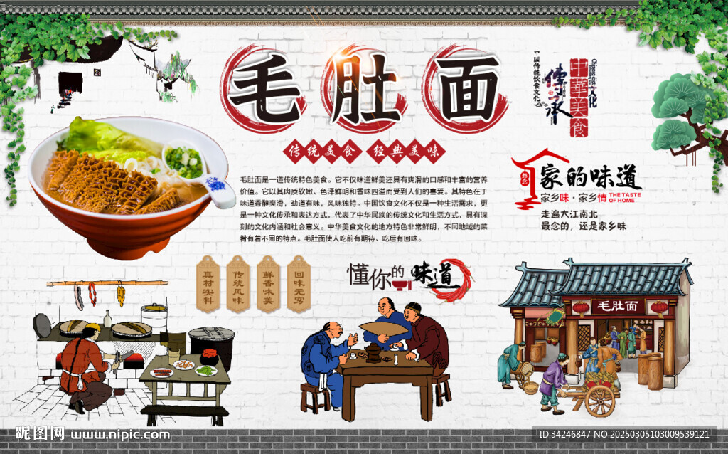 毛肚面