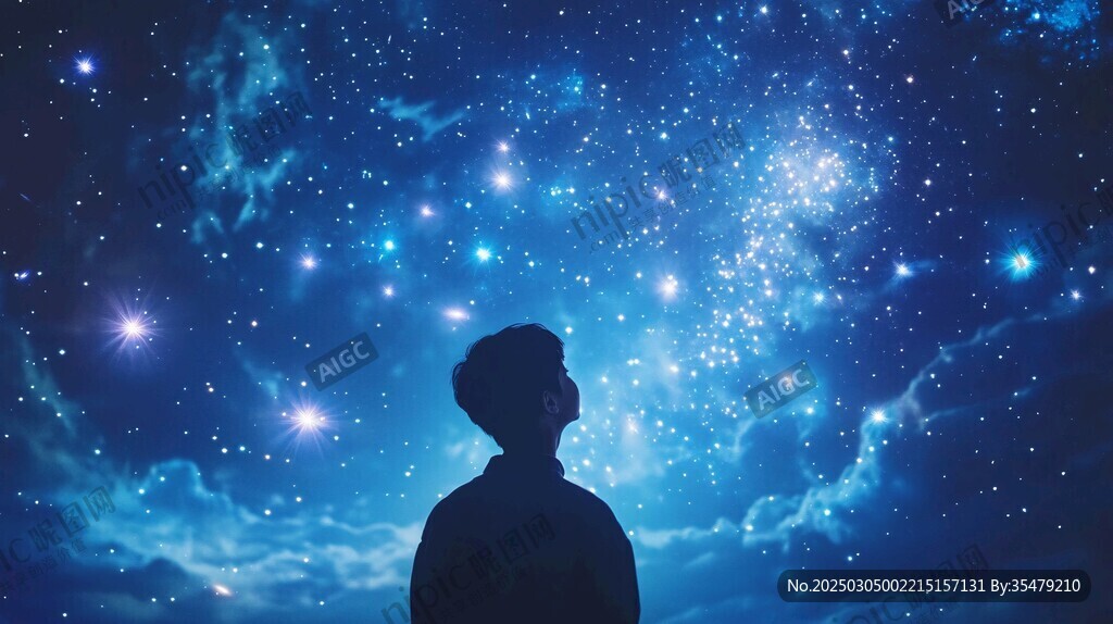 星空下的仰望