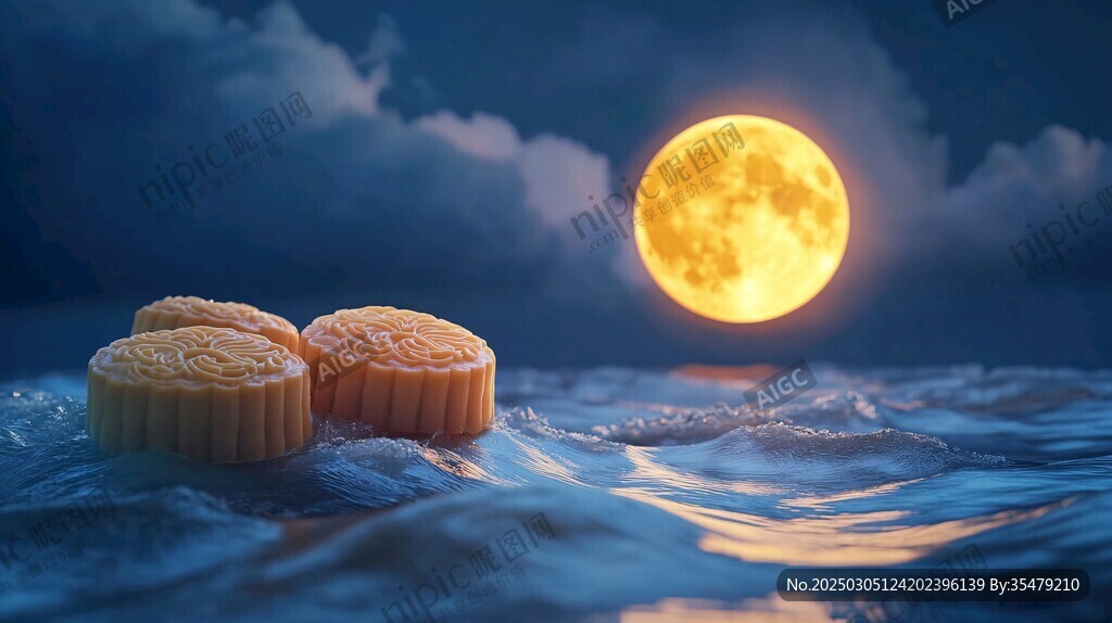 满月下的月饼之谜
