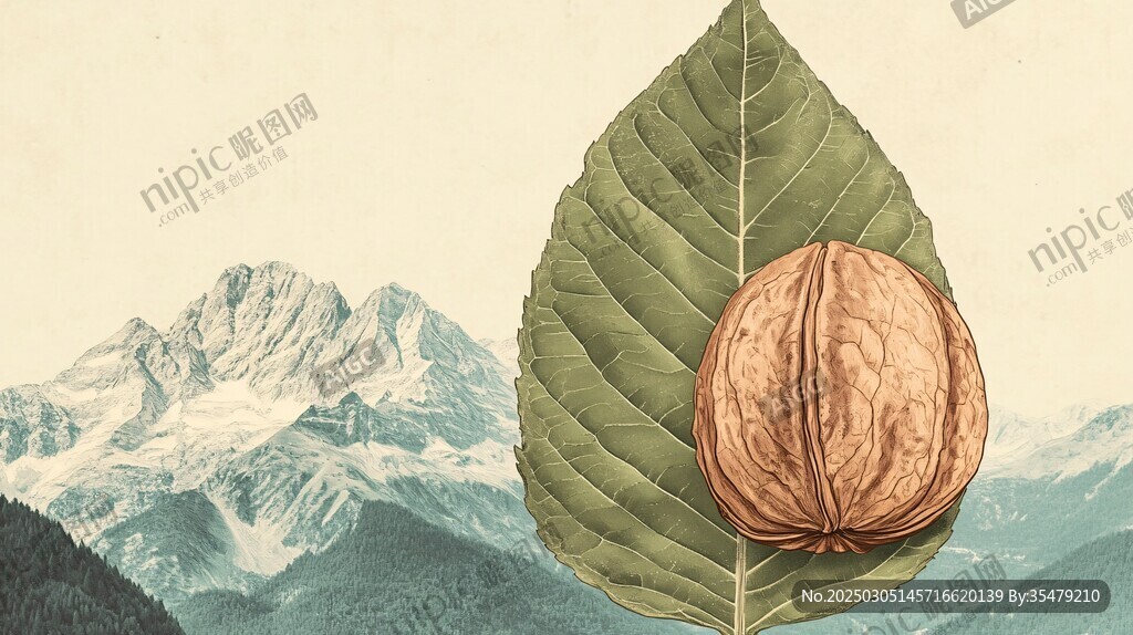 核桃与山脉的自然之谜