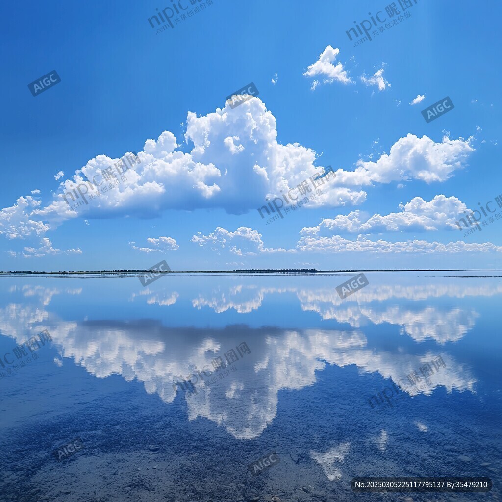 云海之上 水天一色