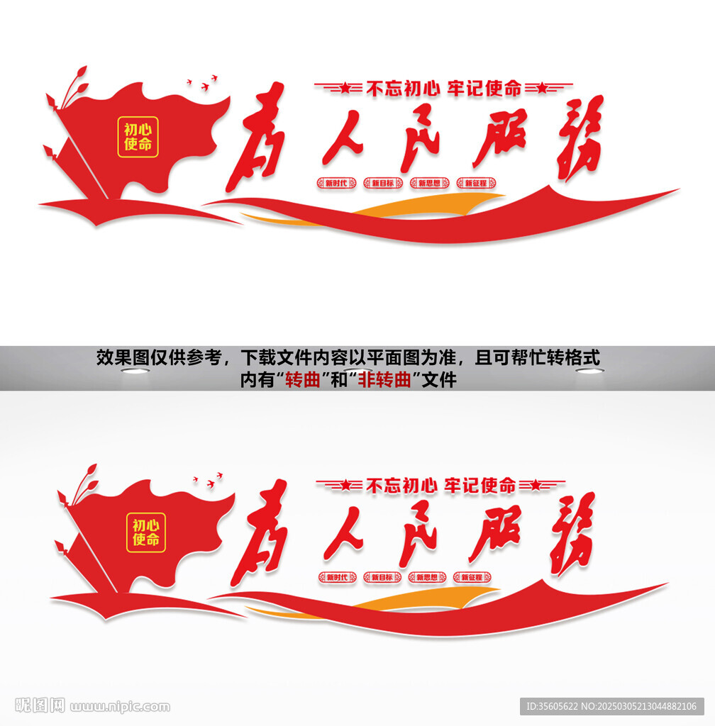 为人民服务文化墙