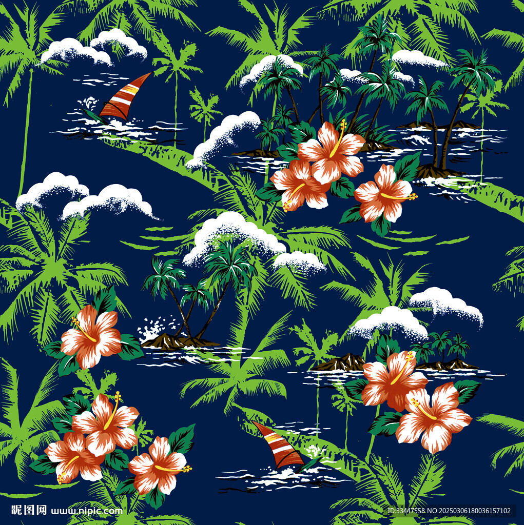 热带花