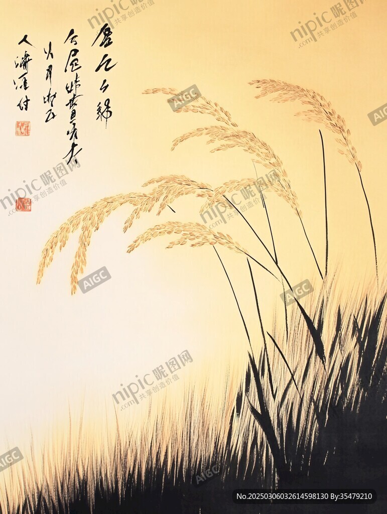金色稻田