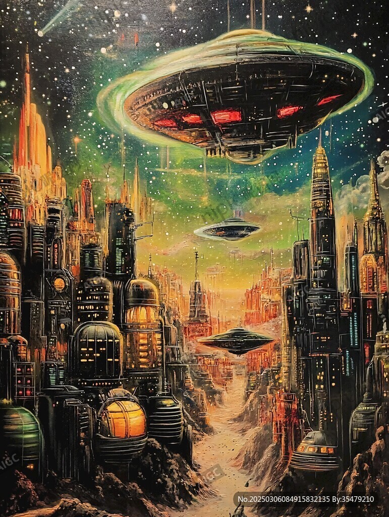 未知的城市之夜