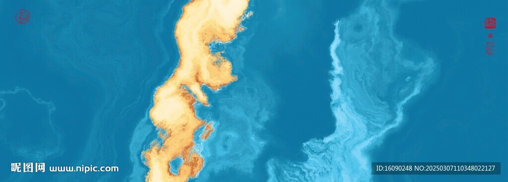 现代水墨画