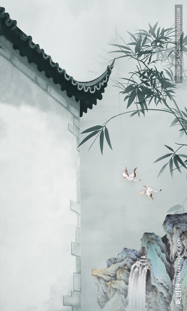 水墨竹子