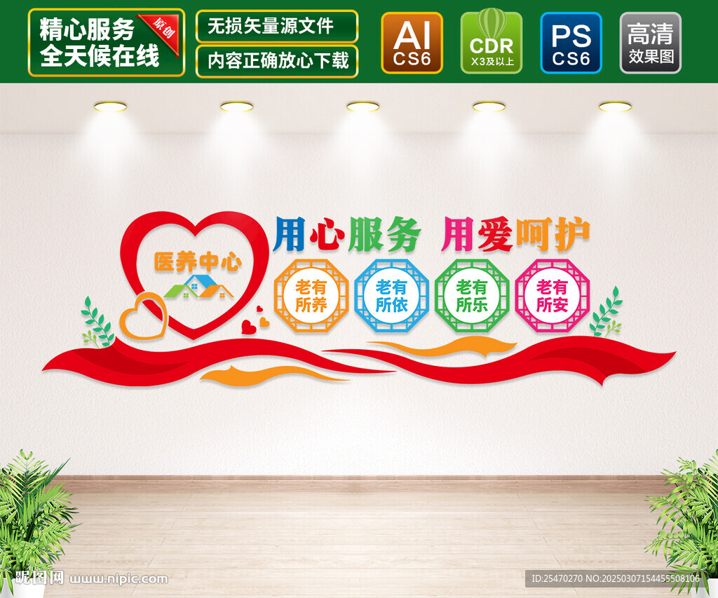 医养中心文化墙