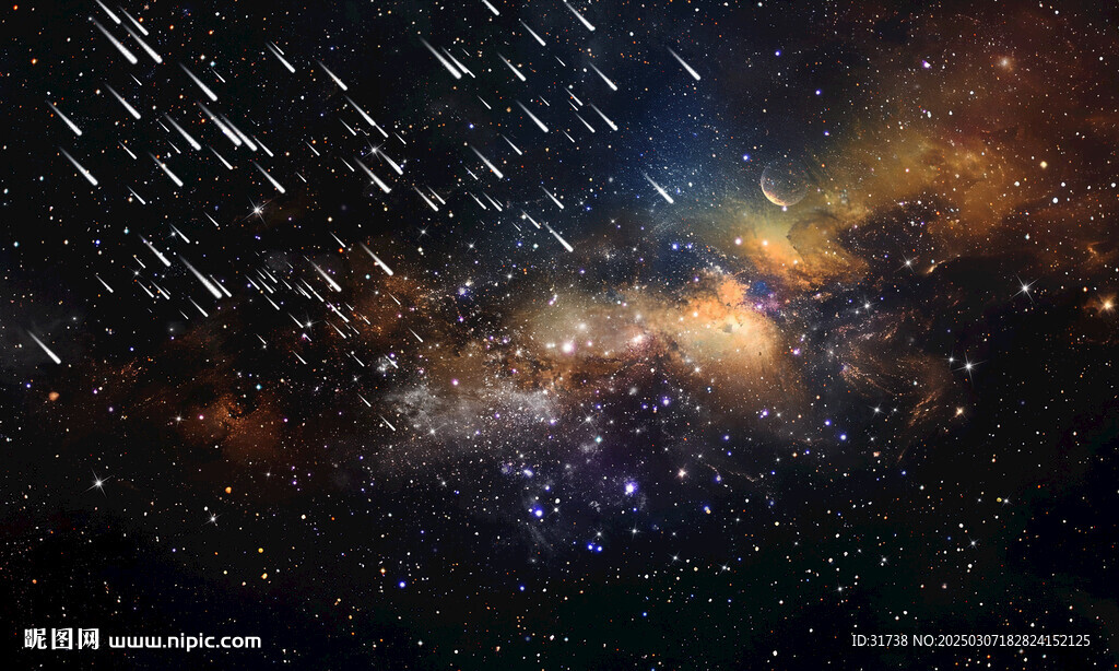 浩瀚银河宇宙星空背景图