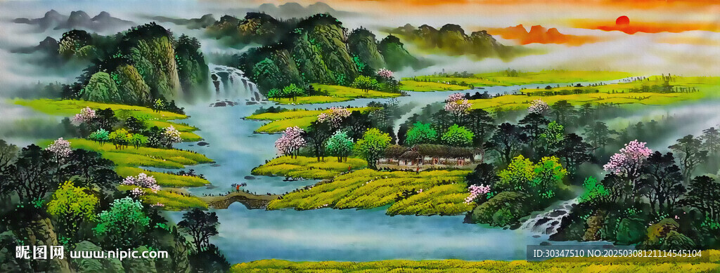山水风景画