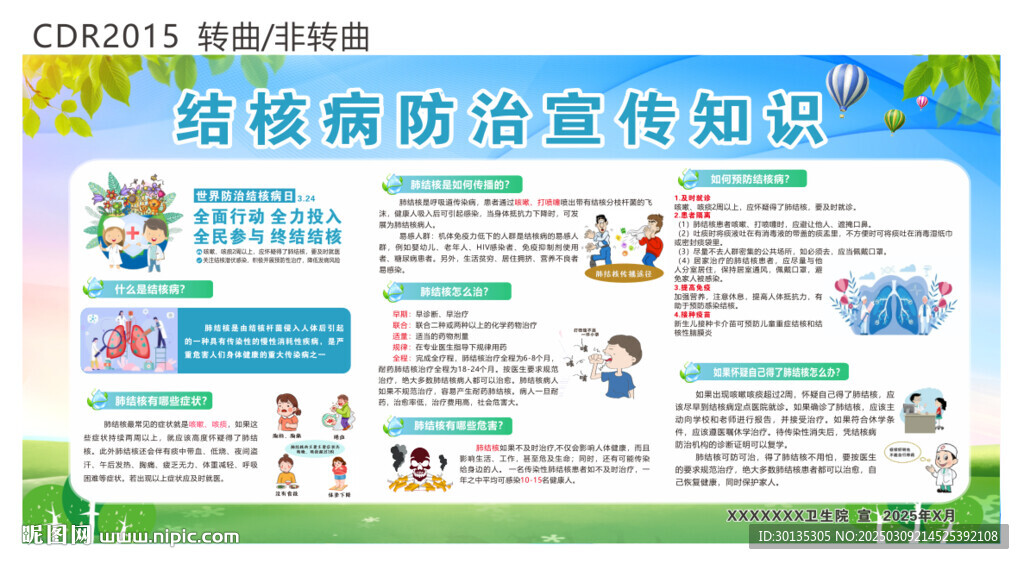 2025防治结核病宣传栏