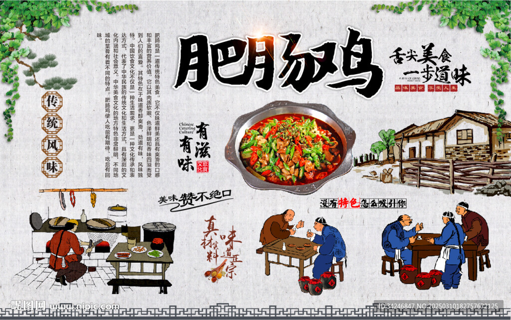 肥肠鸡